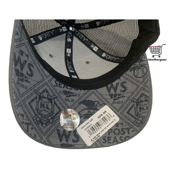 New Era 9FORTY NY Yankees 2022 Post Season MLB Snapback Trucker Hat Cap New - Picture 8 of 12